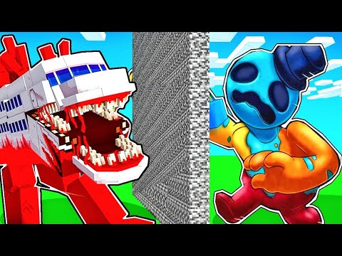 Sky Infected VS Poppy Playtime 4 (Batalla de Mobs en Minecraft)