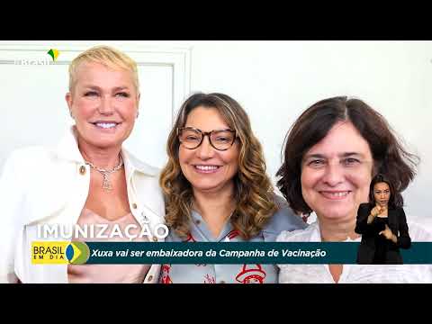 Xuxa é escolhida embaixadora da campanha de vacinação no país