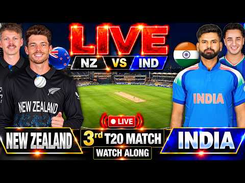 🔴LIVE: India vs New Zealand 3rd T20 Cricket Match Score | IND vs NZ 3rd T20 Live Cricket match Today