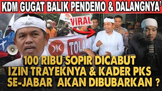 KANG DEDI MULYADI GUGAT BALIK PARA PENDEMO DI JABAR? PKS DIDUGA JADI DALANG DEMO COPOT KDM?