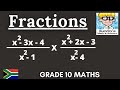 Factorization and Fraction Operations
