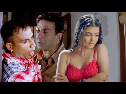 तूने मेरी बीवी पर बुरी नज़र डाला कैसे -Sunny Deol Aishwarya Rai Love Story Movie Scene | रोमांटिक सीन