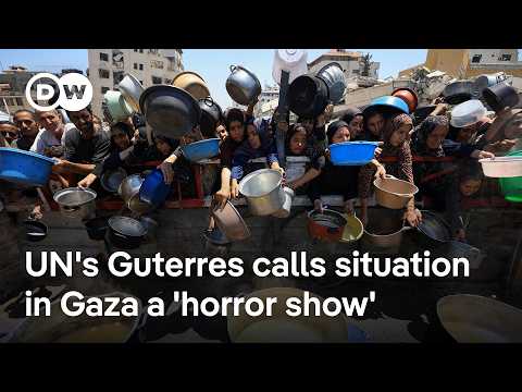 How has the new Israeli offensive in Gazan city of Deir al-Balah affected aid operations? | DW News