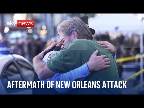 New Orleans: City grieving following 'evil' attack that killed at least 15 people
