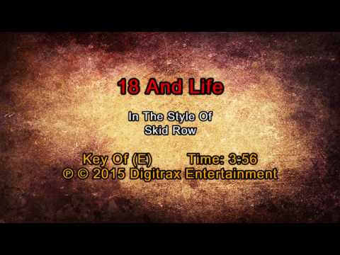 Skid Row – 18 And Life (Backing Track)