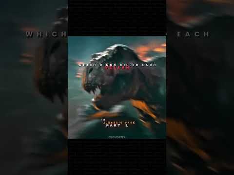 WHICH DINOSAR KILLED EACH VILLAIN #dinosaurs #jurassicworld #moviereview #movies #edit