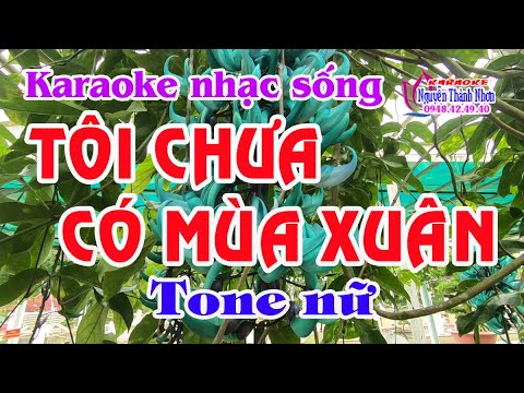 Karaoke TÔI CHƯA CÓ MÙA XUÂN – TONE NỮ