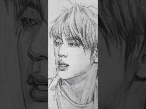 jin sketch#art#btdarmy#fanart #shorts#bts#drawing#btsarmy please subscribe me please #jin
