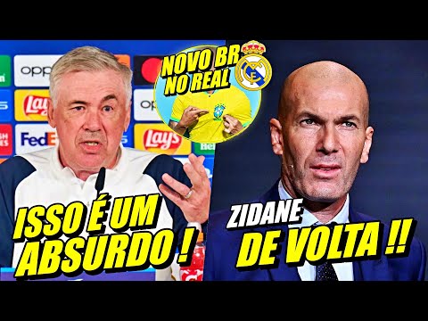 ABSURDO NA ESPANHA !! ANCELOTTI SE REVOLTA | ZIDANE DE VOLTA AO FUTEBOL E MAIS...