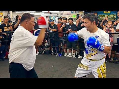 SPEED KILLS! MANNY PACQUIAO LIGHTING UP THE MITTS FOR MARIO BARRIOS CLASH