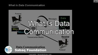 What is data communication