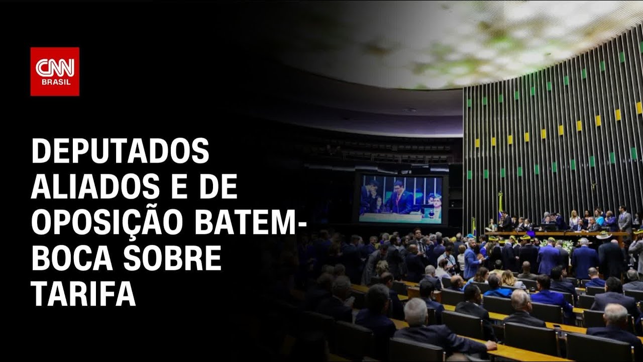 Deputados governistas e oposição batem-boca sobre tarifaço dos EUA | CNN NOVO DIA