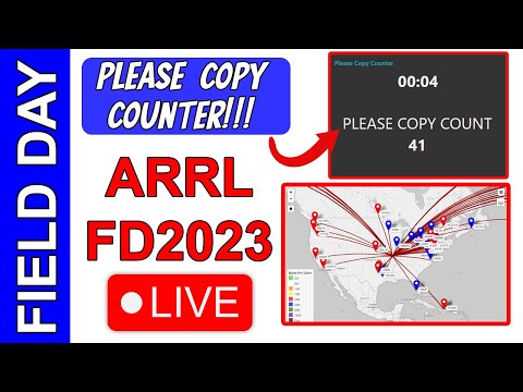 Field Day 2023 Live - Please Copy Marathon!!!