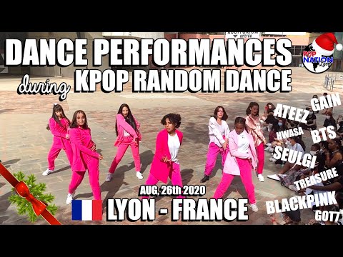 Vidéo DANCE PERFORMANCES during KPOP RANDOM DANCE PLAY IN PUBLIC, LYON — FRANCE, Aug, 26. 2020