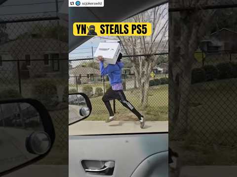 YN 🥷 steals a PS5 🔫🫨 pt.1 #playstation5 #ps5 #hero #yn  #snatchandgrab #busted #caught