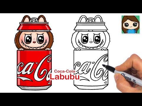 How to Draw Labubu Coca-Cola ❤️ The Monsters