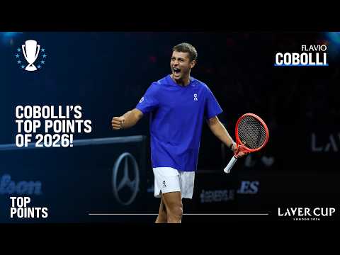 Flavio Cobolli Top Points | <strong>Laver</strong> Cup 2026