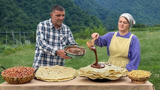 They Make Nutella from Fresh Hazelnuts in This Mountain Village – Ancient Way!