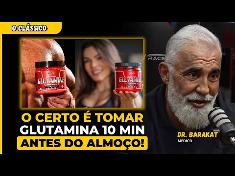 DR BARAKAT REVELA o JEITO CERTO para TOMAR GLUTAMINA