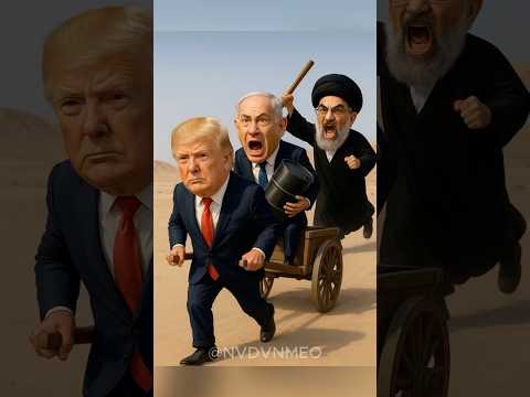 Funny Donald trump and Ali khamenei #donaldtrump #funny #putin #alikhamenei