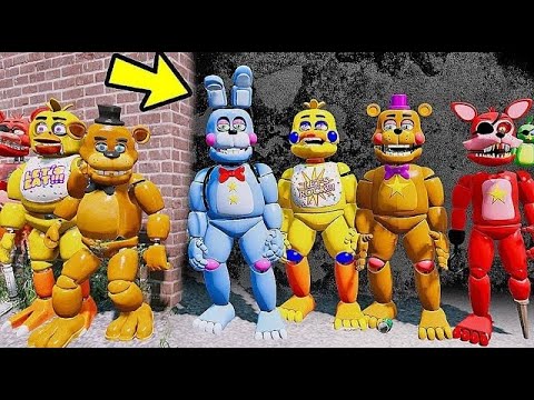 ANIMATRONICS MOVIE VS ROCKSTAR ANIMATRONICS ASSOMBRADOS? | GTA V Five Nights at Freddy's