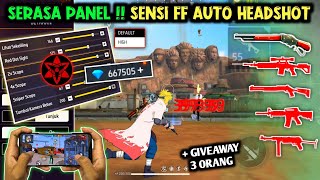 NEW`UPDATE❗ TANPA DPI 100% AUTO HEADSHOT ⚙️📲 CARA SETTING SENSITIVITAS FF AUTO HEADSHOT 2025