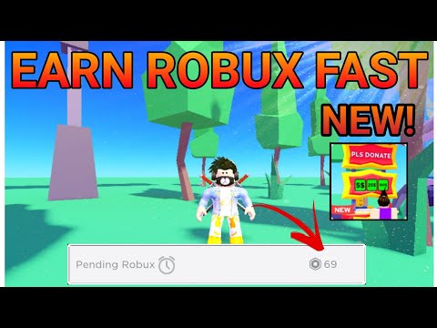 HOW TO GET ROBUX IN ROBLOX PLS DONATE 2022!!