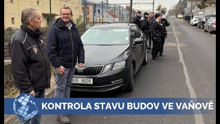 Ve Vaňove se uskutečnila kontrola opuštěných chátrajících budov