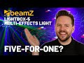 2x BeamZ LightBox5 DJ Light Package with Softcase & DMX Cable