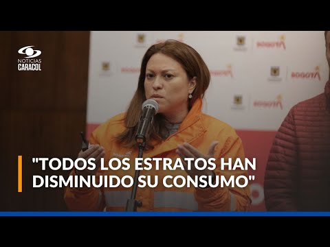 ¿Cómo va el consumo de agua en Bogotá? Esto dijo la gerente del Acueducto