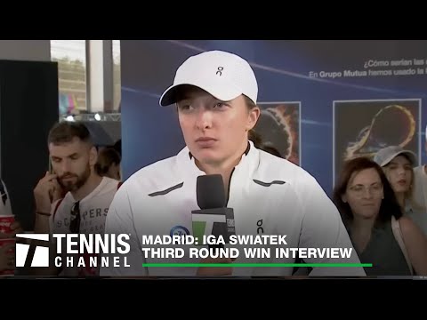 Iga Świątek discusses being one of Times Most Influential People of 2023 | 2023 Madrid Third Round