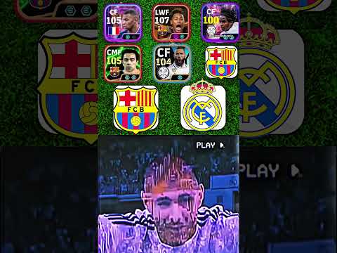 Hala Madrid Vs Visca Barca efootball 2025