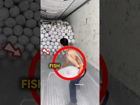 unbelievable this guy falling all the fish. #shortsvideo