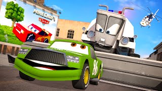 Sheriff McQueen ⚡🚓 Lightning McQueen Vs Chick Hicks Part 2 (Police Car chase 3D Animation)