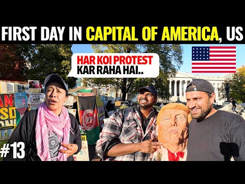 FIRST DAY in CAPITAL of USA During Elections, Washington DC