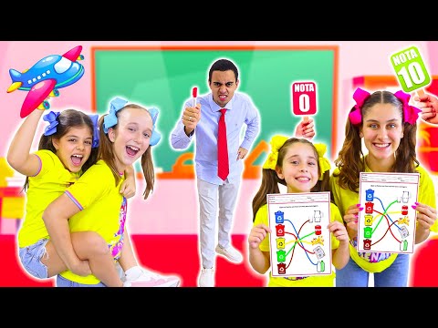 MARIA IMITA O PROFESSOR E APRENDE SOBRE RESPEITO NA ESCOLA DA MILENINHA
