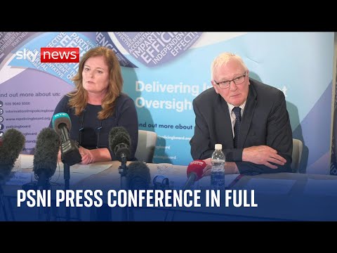 PSNI hold press conference after Chief constable Simon Byrne resigns