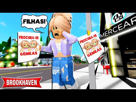 AS BÊBES GÊMEAS foram SEPARADAS da MÃE no NASCIMENTO! | Historinhas Brookhaven Roblox