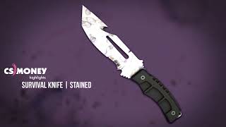 Survival Knife Stained Gameplay