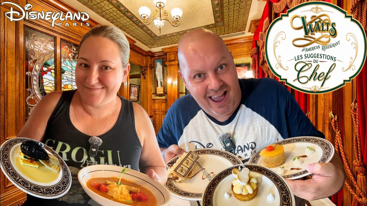 ON MANGE LES SUGGESTIONS DU CHEF AU WALT'S RESTAURANT A DISNEYLAND PARIS