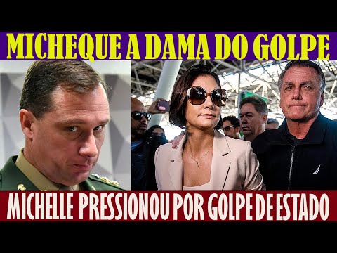 MAURO CID DIZ À POLÍCIA FEDERAL QUE MICHELLE BOLSONARO PRESSIONOU POR GOLPE DE ESTADO