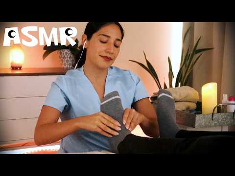 ASMR Soothing Foot And Leg Massage