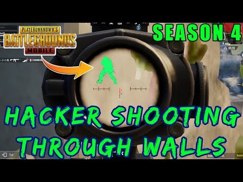 HACKER IN PUBG MOBILE AIMBOT THROUGH WALLS | SEASON 4 HACKER SPOTTED