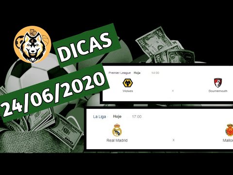 PALPITES DE FUTEBOL PARA HOJE: 24/06/2020 - Quarta-Feira + 3 Dupla