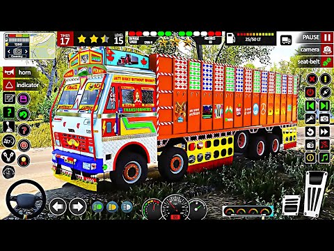 Heavy Indian Truck Driving Game 3D - Offroad Cargo TATA Truck Simulator | Android Gameplay