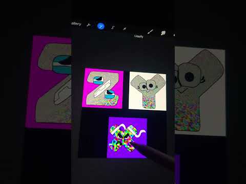 Alphabet lore #fyshorts #shorts #tiktokart #satisfying #pixelart #alphabetlore #Z #Y #X #fy # 2c