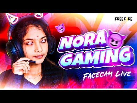 NORA GAMING AS SRIVALLI 💕🌏ON LIVE 🔥Free Fire Live With Nora Gaming 💖#ff #shortslive