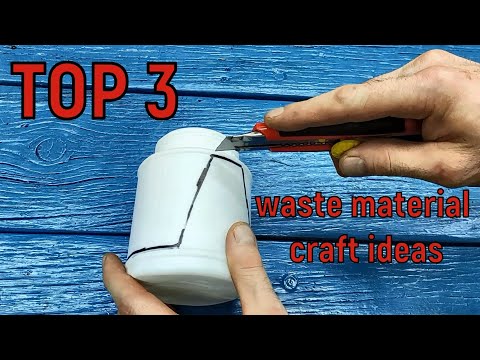TOP 3 waste material craft ideas