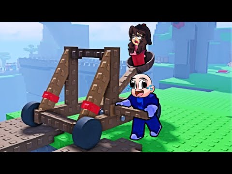 🎯 CATAPULTANDO BEBECITOS Catapult Chaos 😱 [2 Jugadores]