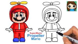 How to Draw Propeller Mario | Super Mario | Game Character Art
